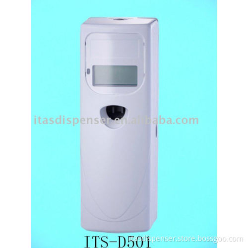 Perfume dispenser with LCD, auto aerosol dispenser